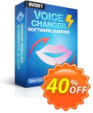 AV Voice Changer Software Diamond Edition 8.0 Coupon discount 40%OFFMiniSite - 40% OFF for blogger sites nickvoice.com