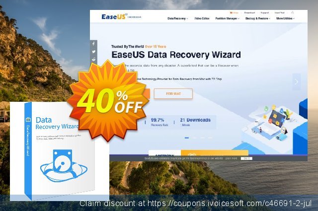 EaseUS Data Recovery Wizard 9.0 Coupon