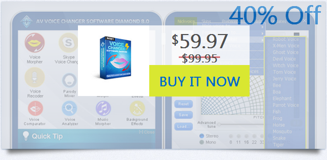 Discount: 40% OFF Voice Changer Diamond