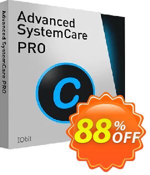 Advanced SystemCare 15 PRO offering discount 75% OFF Advanced SystemCare 15 PRO, verified. Promotion: Dreaded discount code of Advanced SystemCare 15 PRO, tested & approved