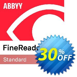 ABBYY FineReader PDF 16 Standard discount coupon 30% OFF ABBYY FineReader PDF 16 Standard, verified - Marvelous discounts code of ABBYY FineReader PDF 16 Standard, tested & approved