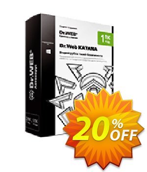 Dr.Web KATANA (2 Year License) Coupon, discount 20% OFF Dr.Web KATANA, verified. Promotion: Wondrous promotions code of Dr.Web KATANA, tested & approved
