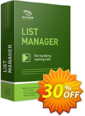 Atomic List Manager discount coupon SPRING30 - wonderful offer code of Atomic List Manager 2022