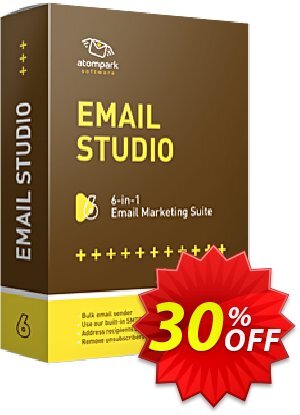 Atomic Email Studio Gutschein rabatt 30% OFF Atomic Email Studio, verified Aktion: Staggering promotions code of Atomic Email Studio, tested & approved