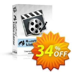 BlazeVideo Video Editor产品销售 Holiday Discount: $10 OFF