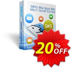 DRPU Mac Bulk SMS Software - Multi Device Edition Coupon, discount Wide-site discount 2024 DRPU Mac Bulk SMS Software - Multi Device Edition. Promotion: excellent promotions code of DRPU Mac Bulk SMS Software - Multi Device Edition 2024