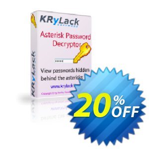 Asterisk Password Decryptor 優惠券，折扣碼 Asterisk Password Decryptor formidable discounts code 2024，促銷代碼: formidable discounts code of Asterisk Password Decryptor 2024