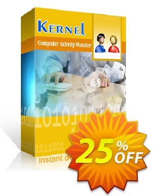 Kernel Computer Activity Monitor (25 Employees) discount coupon 25% OFF Kernel Computer Activity Monitor (25 Employees), verified - Staggering deals code of Kernel Computer Activity Monitor (25 Employees), tested & approved
