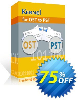 Kernel for OST to PST - Home User License Coupon discount for TLAP Day Coupons