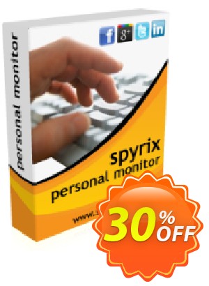 Spyrix Personal Monitor PRO Business - 10PC monitored (old) Coupon discount Discount 50%. Promotion: wonderful offer code of Spyrix Personal Monitor PRO Business - 10PC monitored (old) 2019