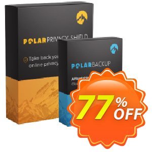 PolarPrivacy Shield + PolarBackup Coupon, discount 50% OFF PolarPrivacy Shield + PolarBackup, verified. Promotion: Fearsome deals code of PolarPrivacy Shield + PolarBackup, tested & approved