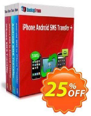 Backuptrans iPhone Android SMS Transfer + (Family Edition) 優惠券，折扣碼 Holiday Deals，促銷代碼: super discount code of Backuptrans iPhone Android SMS Transfer + (Family Edition) 2024