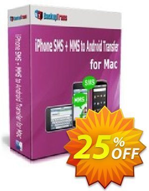 Backuptrans iPhone SMS + MMS to Android Transfer for Mac (Business Edition) Coupon, discount Holiday Deals. Promotion: hottest discount code of Backuptrans iPhone SMS + MMS to Android Transfer for Mac (Business Edition) 2022