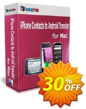 Backuptrans iPhone Contacts to Android Transfer for Mac (Family Edition) Coupon, discount Backuptrans iPhone Contacts to Android Transfer for Mac (Family Edition) awesome discount code 2022. Promotion: exclusive offer code of Backuptrans iPhone Contacts to Android Transfer for Mac (Family Edition) 2022