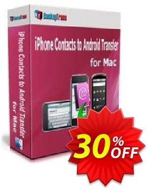 Backuptrans iPhone Contacts to Android Transfer for Mac (One-Time Usage) Coupon, discount Backuptrans iPhone Contacts to Android Transfer for Mac (One-Time Usage) amazing discounts code 2023. Promotion: wonderful promo code of Backuptrans iPhone Contacts to Android Transfer for Mac (One-Time Usage) 2023