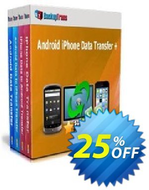 Backuptrans Android iPhone Data Transfer + (Business Edition) Coupon, discount Holiday Deals. Promotion: super promo code of Backuptrans Android iPhone Data Transfer + (Business Edition) 2024