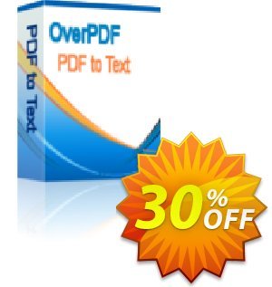 OverPDF PDF to Text Converter Coupon, discount OverPDF PDF to Text Converter hottest offer code 2022. Promotion: hottest offer code of OverPDF PDF to Text Converter 2022