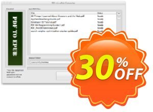 PDF to ePub Converter for Mac Coupon discount PDF to ePub Converter for Mac formidable promo code 2024