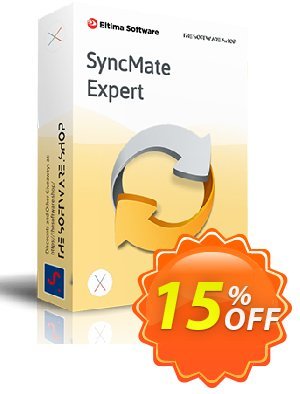 SyncMate Expert For 2 Macs Coupon, discount 15% OFF SyncMate Expert For 2 Macs, verified. Promotion: Staggering sales code of SyncMate Expert For 2 Macs, tested & approved