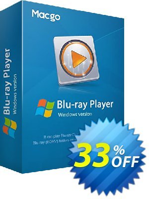 Macgo Windows Blu-ray Player Standard Coupon, discount 33% off Coupon for Macgo Software. Promotion: awful discounts code of Macgo Windows Blu-ray Player Standard 2024