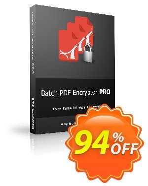 PDFzilla Batch PDF Encryptor PRO offering sales 94% OFF Reezaa Batch PDF Encryptor PRO, verified. Promotion: Exclusive promo code of Reezaa Batch PDF Encryptor PRO, tested & approved