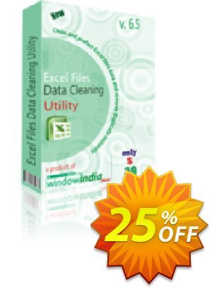 WindowIndia Excel Files Data Cleaning Utility offering sales Christmas OFF. Promotion: staggering discounts code of Excel Files Data Cleaning Utility 2024