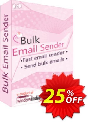 WindowIndia Bulk Email Sender Coupon, discount Christmas OFF. Promotion: wondrous sales code of Bulk Email Sender 2023
