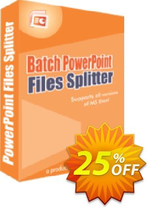 WindowIndia Batch PowerPoint Files Splitter Coupon, discount Christmas OFF. Promotion: marvelous discount code of Batch PowerPoint Files Splitter 2022