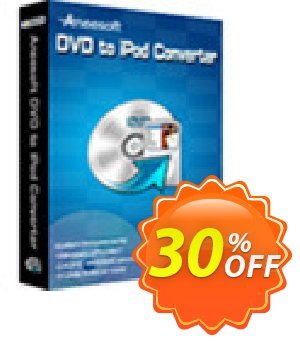 Aneesoft DVD to iPod Converter Coupon, discount Aneesoft DVD to iPod Converter special discounts code 2022. Promotion: special discounts code of Aneesoft DVD to iPod Converter 2022
