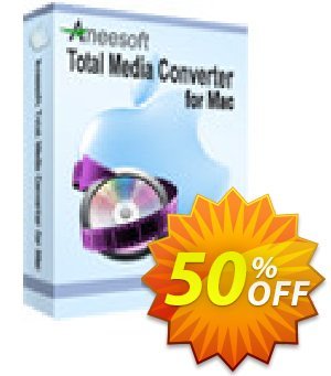 Aneesoft Total Media Converter for Mac Coupon, discount Special Offer. Promotion: amazing offer code of Aneesoft Total Media Converter for Mac 2023