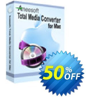 Aneesoft Total Media Converter for Mac割引コード・Special Offer キャンペーン:amazing offer code of Aneesoft Total Media Converter for Mac 2024