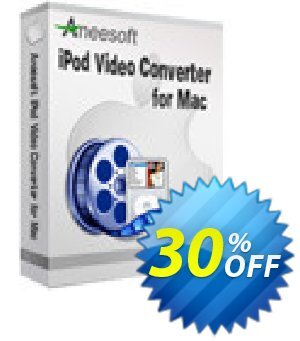 Aneesoft iPod Video Converter for Mac Coupon, discount Aneesoft iPod Video Converter for Mac special sales code 2025. Promotion: special sales code of Aneesoft iPod Video Converter for Mac 2024