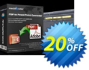 mediAvatar PDF to PowerPoint Converter Coupon, discount mediAvatar PDF to PowerPoint Converter dreaded offer code 2023. Promotion: dreaded offer code of mediAvatar PDF to PowerPoint Converter 2023