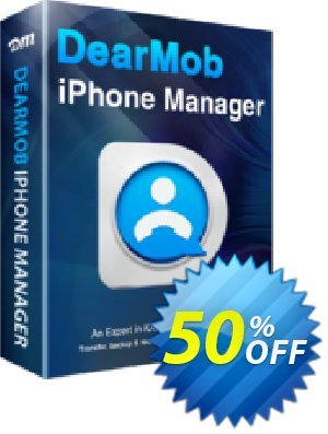 DearMob iPhone Manager discount coupon DEARMOB-AFF-SPECIAL - fearsome discount code of DearMob iPhone Manager - 1 Year 1PC 2023