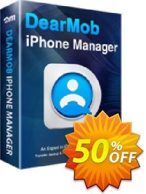 DearMob iPhone Manager for MAC Coupon, discount 63% OFF DearMob iPhone Manager, verified. Promotion: Wonderful discounts code of DearMob iPhone Manager, tested & approved