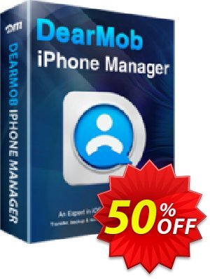 DearMob iPhone Manager for MAC discount coupon 63% OFF DearMob iPhone Manager, verified - Wonderful discounts code of DearMob iPhone Manager, tested & approved