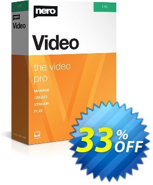 Nero Video 2023 Coupon, discount 33% OFF Nero Video 2020, verified. Promotion: Staggering deals code of Nero Video 2020, tested & approved