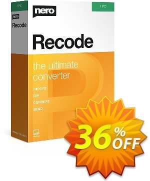 Nero Recode 2024 offering sales 35% OFF Nero Platinum Suite Halloween24. Promotion: Staggering deals code of Nero Recode 2024, tested & approved