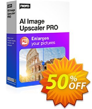 Nero AI Image Upscaler offering sales 50% OFF Nero AI Image Upscaler, verified. Promotion: Staggering deals code of Nero AI Image Upscaler, tested & approved
