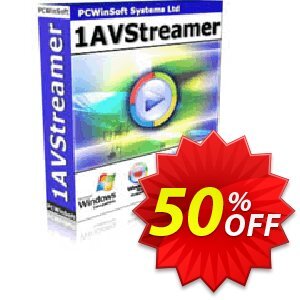 1AVStreamer割引コード・GLOBAL50PERCENT キャンペーン:stirring deals code of 1AVStreamer 2024