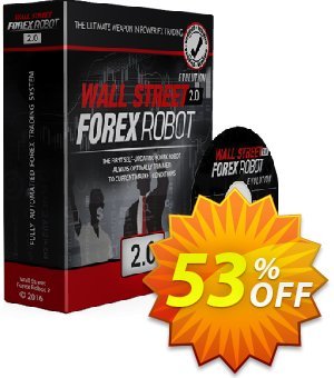 WallStreet Forex Robot 2 Evolution discount coupon 53% OFF WallStreet Forex Robot 2 Evolution, verified - Awful promotions code of WallStreet Forex Robot 2 Evolution, tested & approved