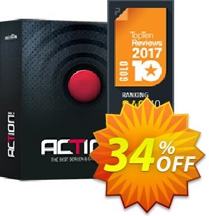 Action! - screen and game recorder discount coupon -33% - big sales code of Action! - screen and game recorder 2023