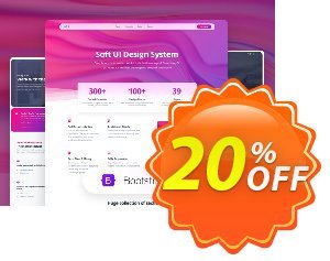 Soft UI Design System PRO Coupon, discount Soft UI Design System PRO Stunning discount code 2022. Promotion: Stunning discount code of Soft UI Design System PRO 2022