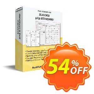 Puzzle Maker Sudoku Coupon, discount Puzzle Maker Pro - Sudoku 9x9 Standard Awful sales code 2024. Promotion: best promo code of Puzzle Maker Sudoku 2024