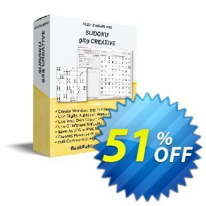 Puzzle Maker Pro - Sudoku 9x9 Creative促销 Puzzle Maker Pro - Sudoku 9x9 Creative Amazing promotions code 2024