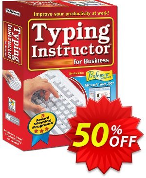 Typing Instructor for Business Coupon, discount 40% OFF Typing Instructor for Business, verified. Promotion: Amazing promo code of Typing Instructor for Business, tested & approved