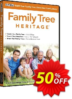 Family Tree Heritage discount coupon 50% OFF Family Tree Heritage, verified - Amazing promo code of Family Tree Heritage, tested & approved