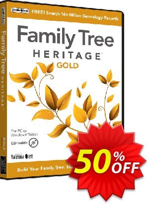 Family Tree Heritage Gold for MAC discount coupon  - 