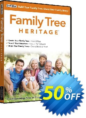 Family Tree Heritage Platinum Coupon, discount Family Tree Heritage™ Platinum 15 Exclusive promo code 2022. Promotion: staggering offer code of Family Tree Heritage™ Platinum 15 2022