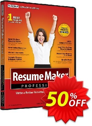 ResumeMaker for Mac discount coupon 30% OFF ResumeMaker for Mac, verified - Amazing promo code of ResumeMaker for Mac, tested & approved